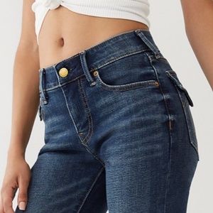 True Religion Skinny Jeans w/flaps size:6/28 x 32